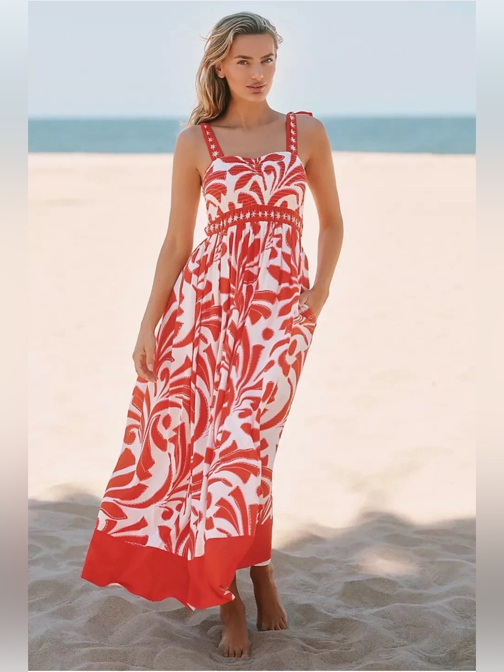 NWT Beach Riot Cari Maxi Dress - Size Small - MSRP $188
